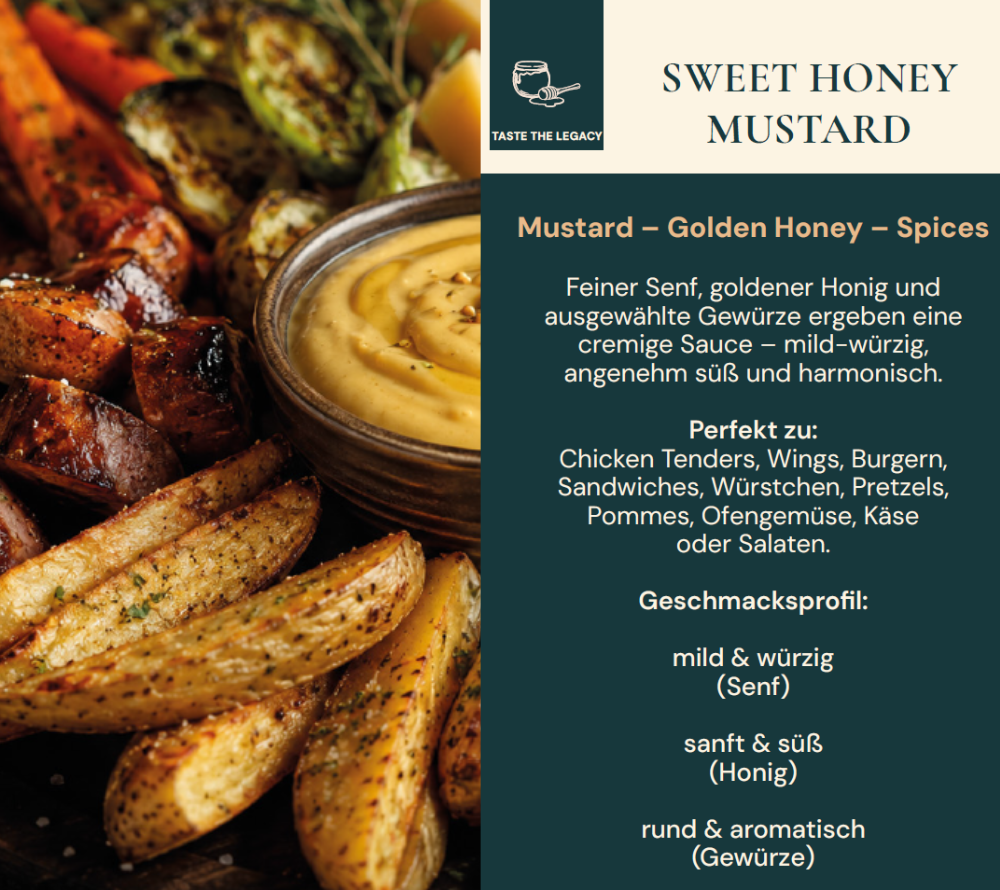Recommendation Card für den Sweet Honey Mustard von Easton Reed