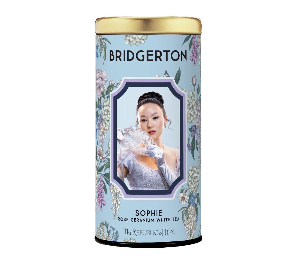 Bridgerton Sophie Rose Geranium White Tea von The Republic of Tea (Metalldose mit 36 Beuteln)
