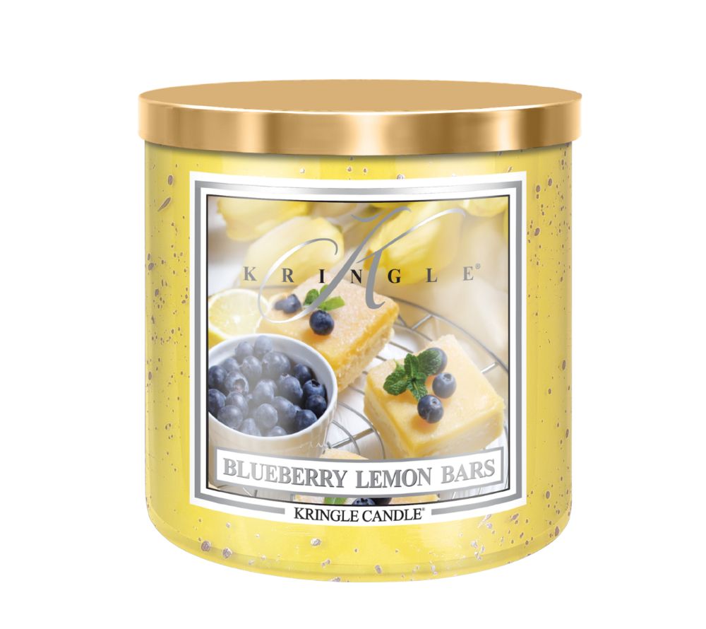 Blueberry Lemon Bars von Kringle Candle (16.5oz-Glas, 2-Docht)