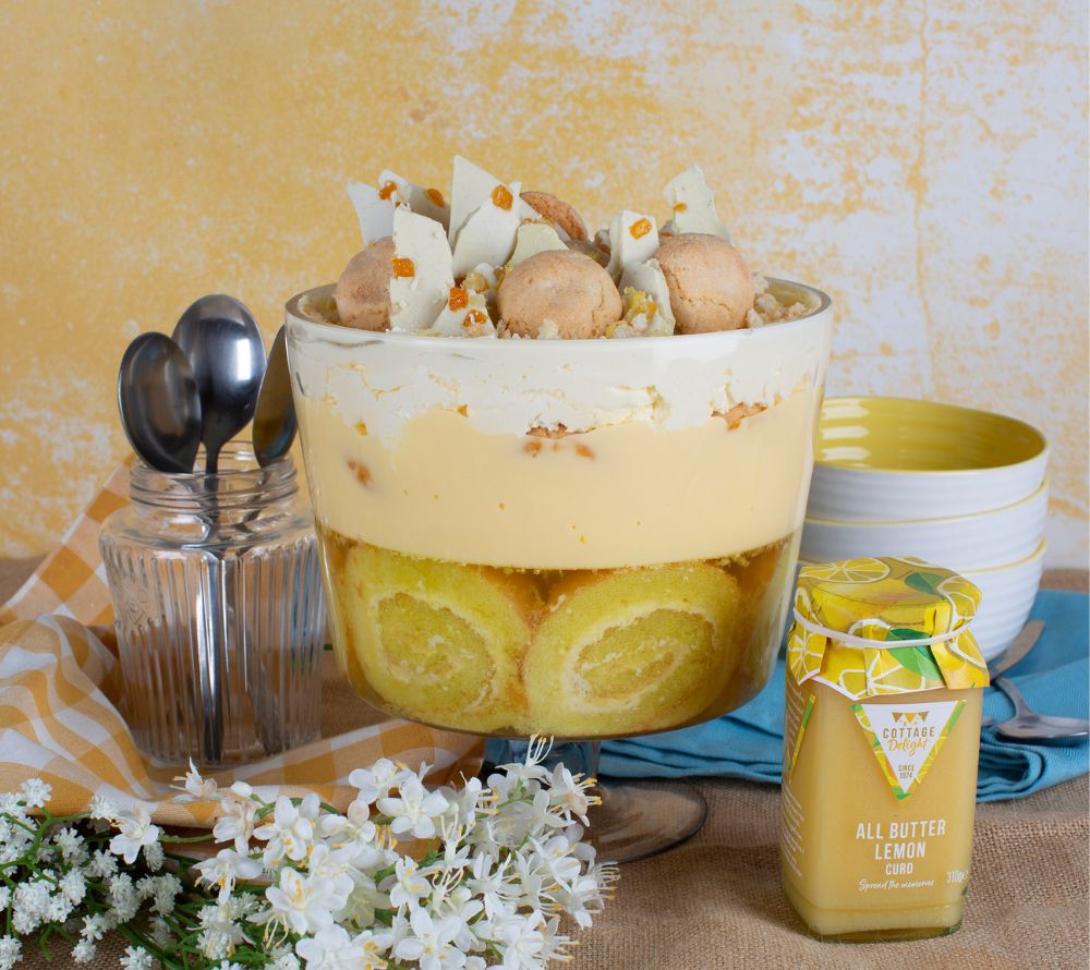 All Butter Lemon Curd von Cottage Delight kaufen – Cremige Zitronenbutter, ideal für Frühstück & Desserts