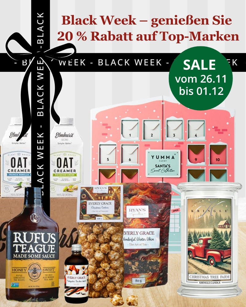 Black Week bei American Heritage Augsburg – 20 % Rabatt auf ausgewählte Marken.