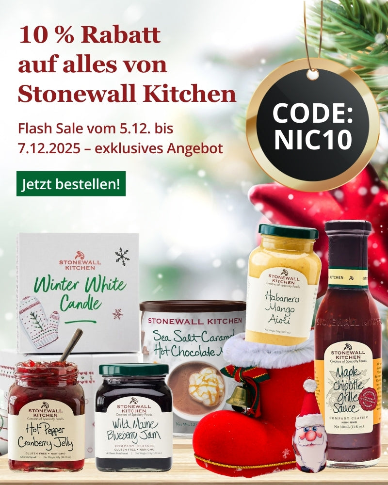10 % Rabatt auf alles von Stonewall Kitchen mit Code NIC10 | American Heritage
