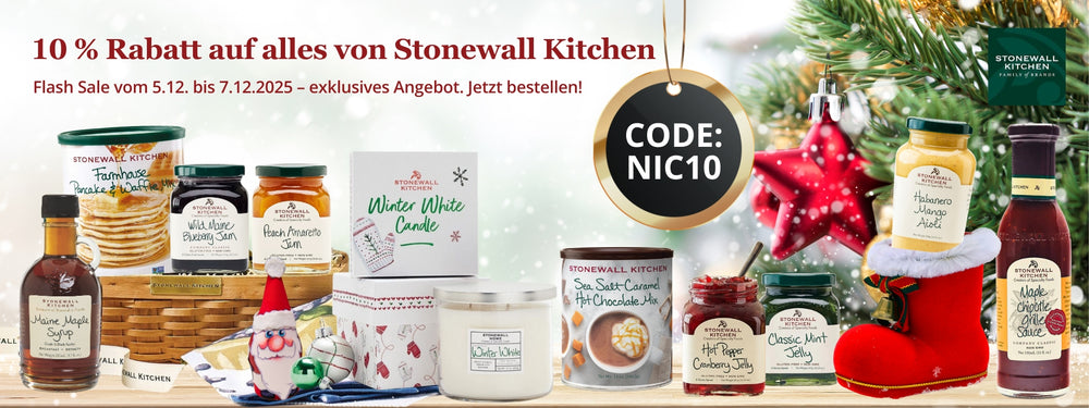 10 % Rabatt auf alles von Stonewall Kitchen mit Code NIC10 | American Heritage