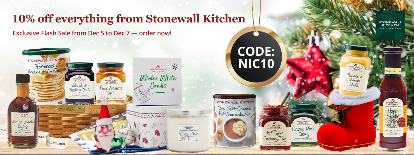 10 % Rabatt auf alles von Stonewall Kitchen mit Code NIC10 | American Heritage