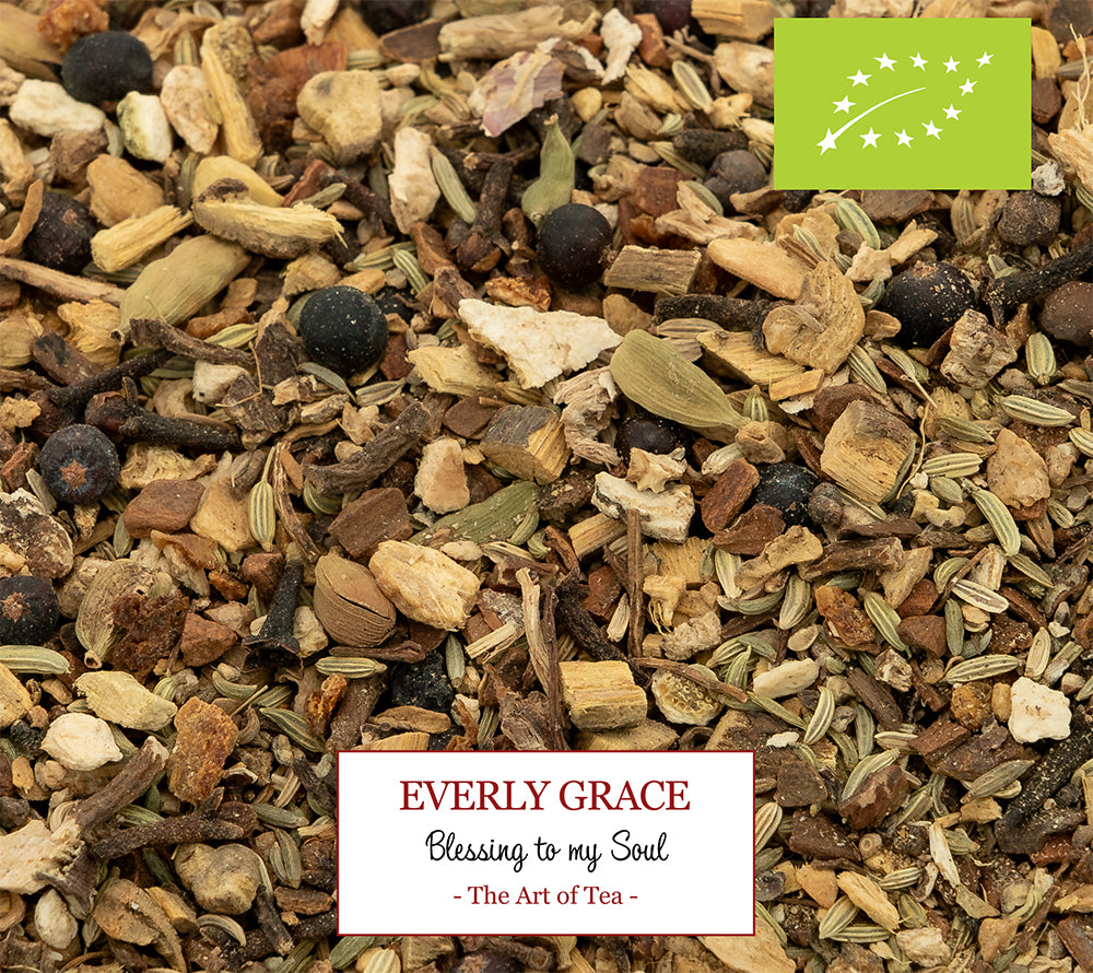 Everly Grace Tea – Ayurvedische Kräuter & Gewürze für Ruhe, Balance & Genussmomente