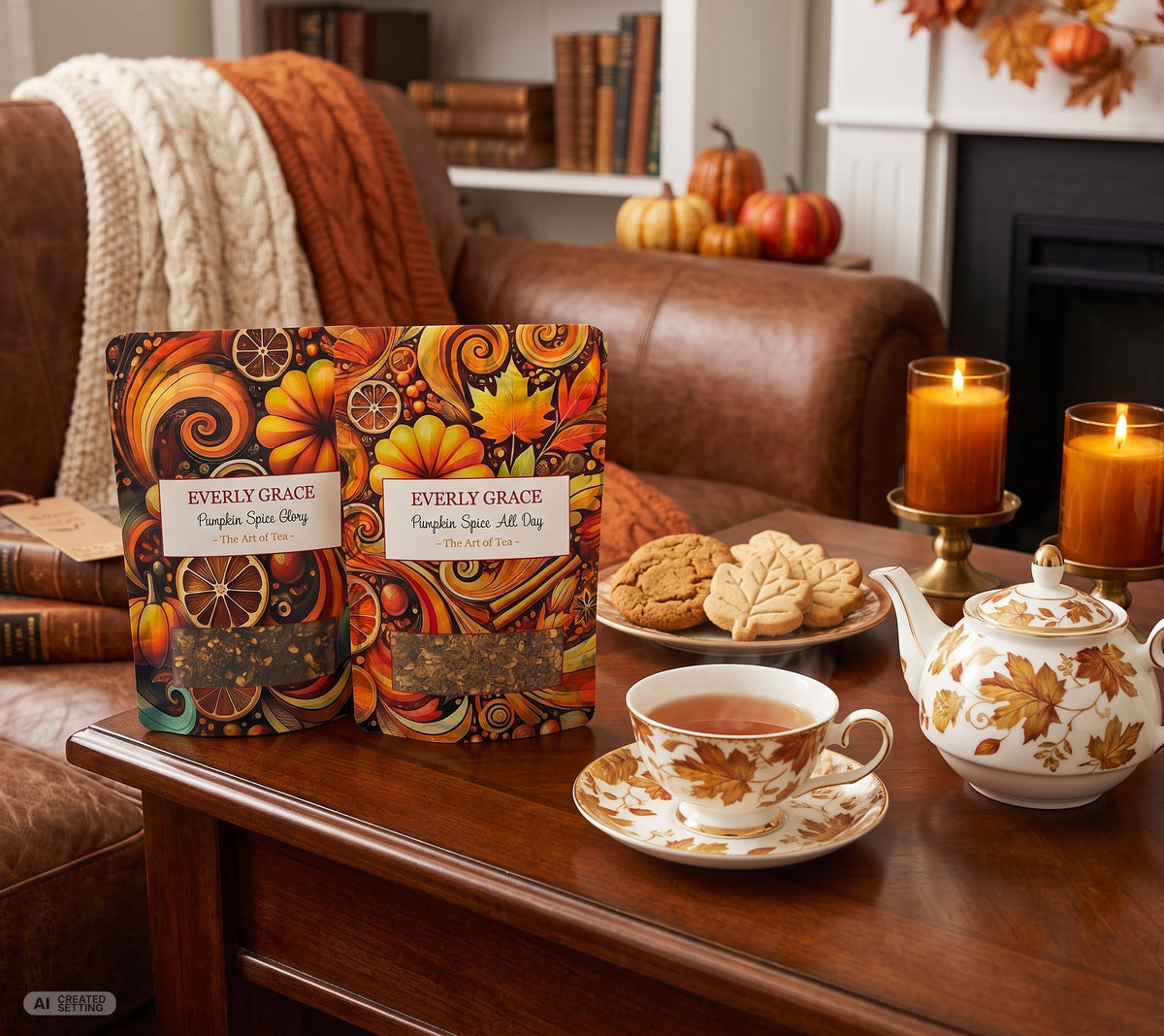 Pumpkin Spice Tea von Everly Grace - mit und ohne Koffein für Ihren Herbst