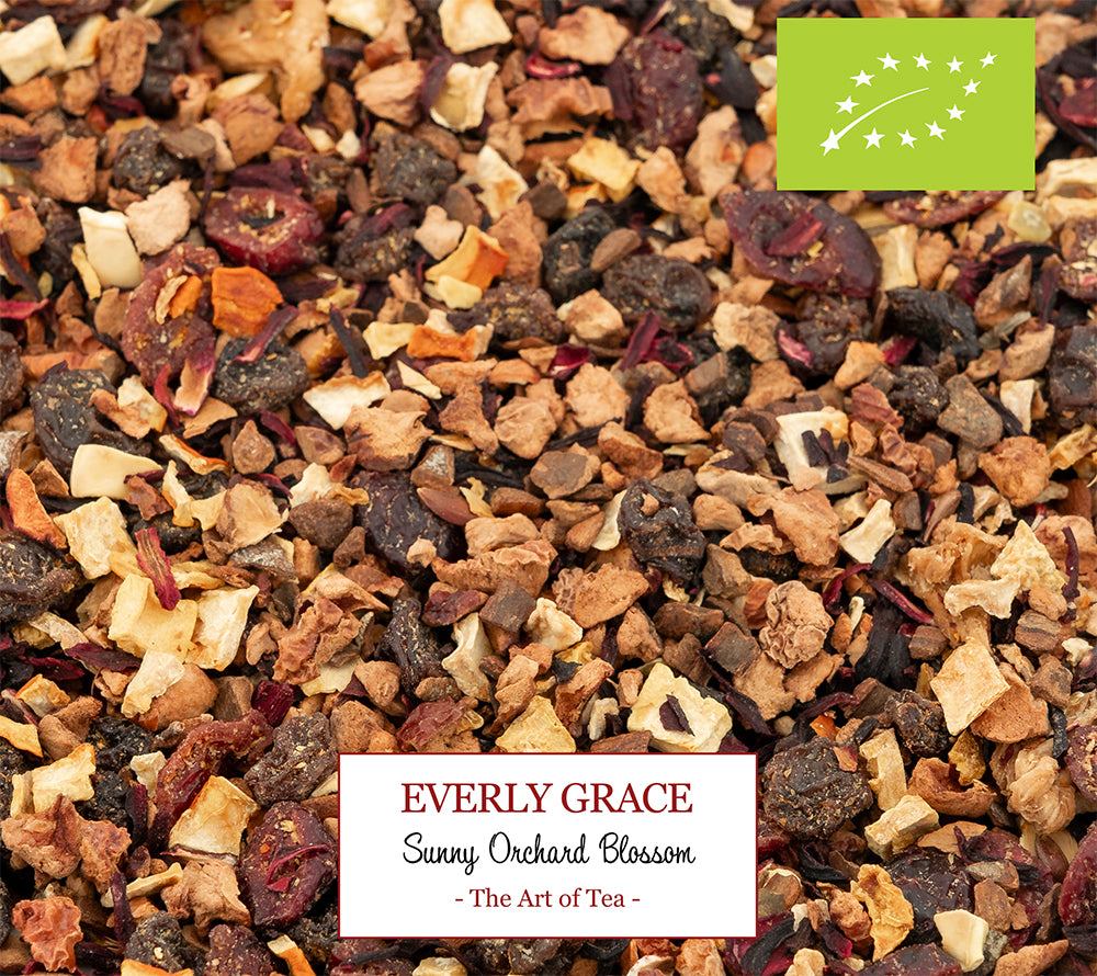 Everly Grace Sunny Orchard Blossom – Bio-Früchtetee mit Cranberry, Apfel & Hibiskus