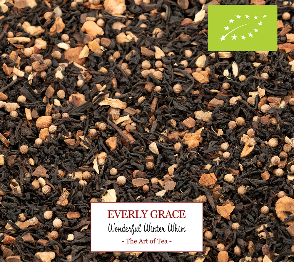 Everly Grace Wonderful Winter Whim – Bio-Schwarztee mit Zimt, Ingwer & Apfel für Wintergenuss