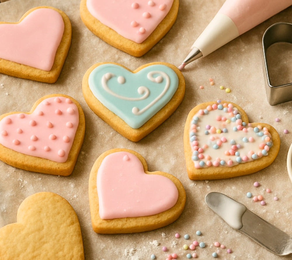 Lovely Hearts Keksausstecher von Everly Grace 