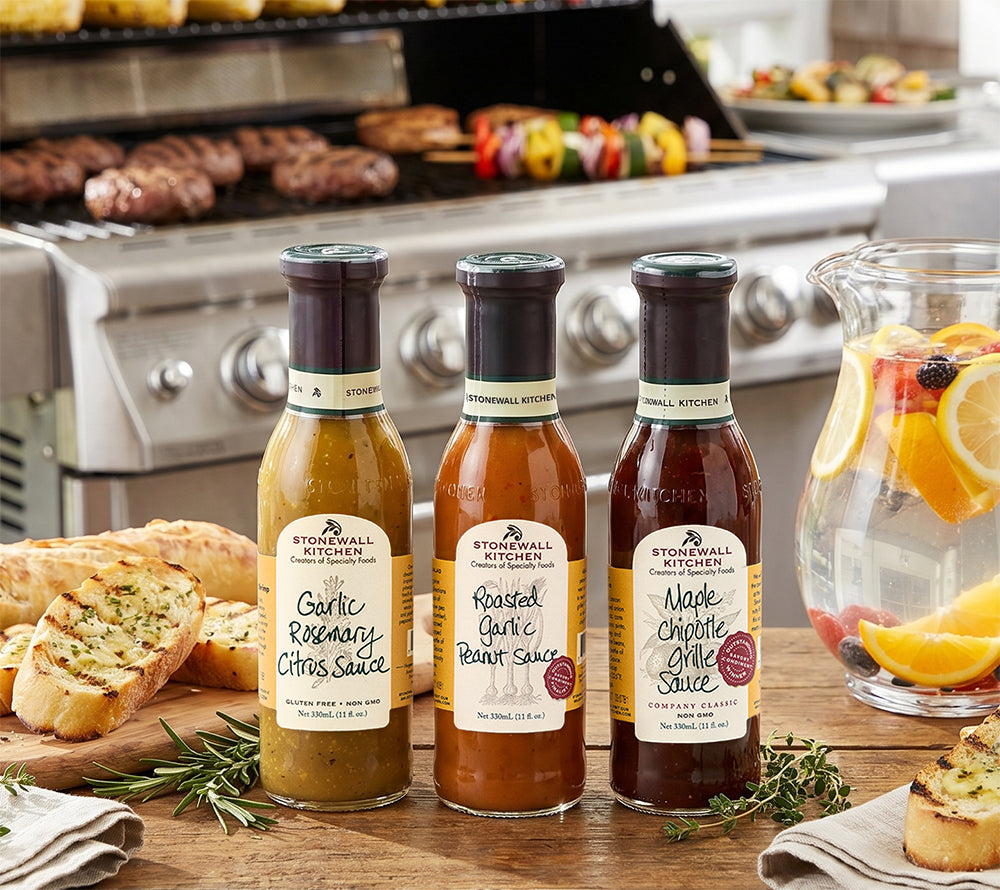Classic Grilling & Barbecue Collection von Stonewall Kitchen ☆ Drei beliebte BBQ-Saucen für Grillfans ☆ Jetzt bei American Heritage probieren!