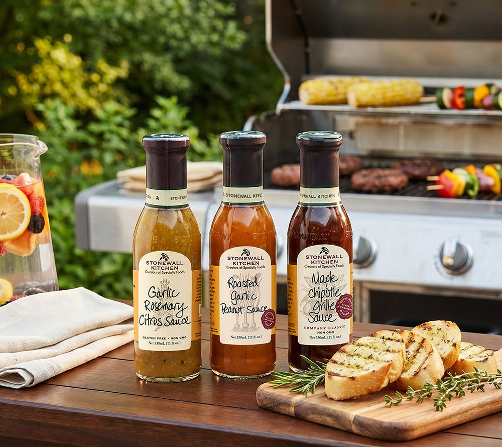 Classic Grilling & Barbecue Collection von Stonewall Kitchen ☆ Drei beliebte BBQ-Saucen für Grillfans ☆ Jetzt bei American Heritage probieren!