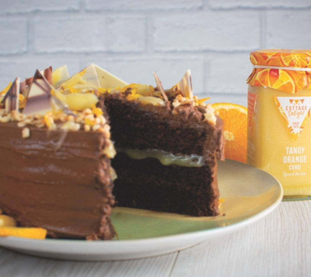 Tangy Orange All Butter Curd von Cottage Delight kaufen | Englische Orangencreme mit Butter | Handgemacht & extra fruchtig | Für Brot, Scones, Desserts | EU-weiter Versand