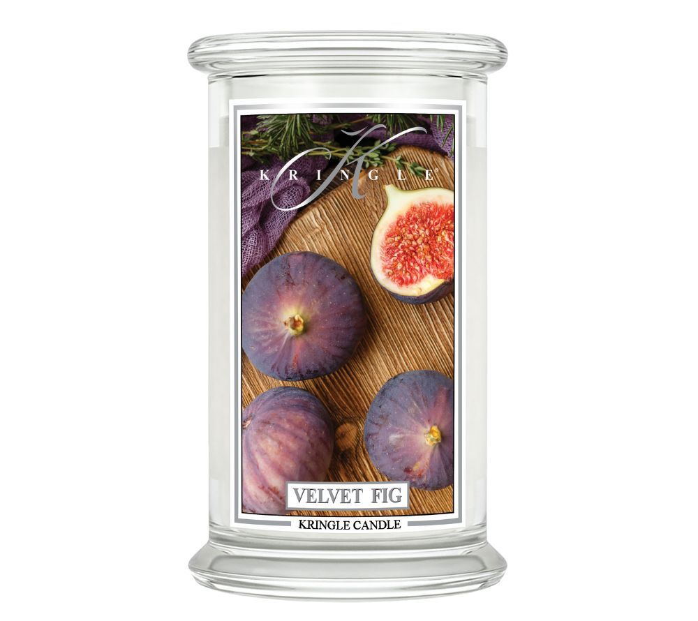 Velvet Fig scented candle by Kringle Candle