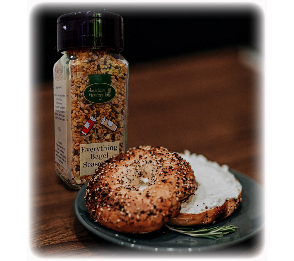 
                  
                    Everything Bagel Gewürz von American Heritage – Sesam, Knoblauch & Zwiebeln online bestellen
                  
                