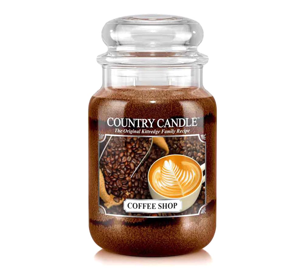 Coffee Shop scented candle from Country Candle 