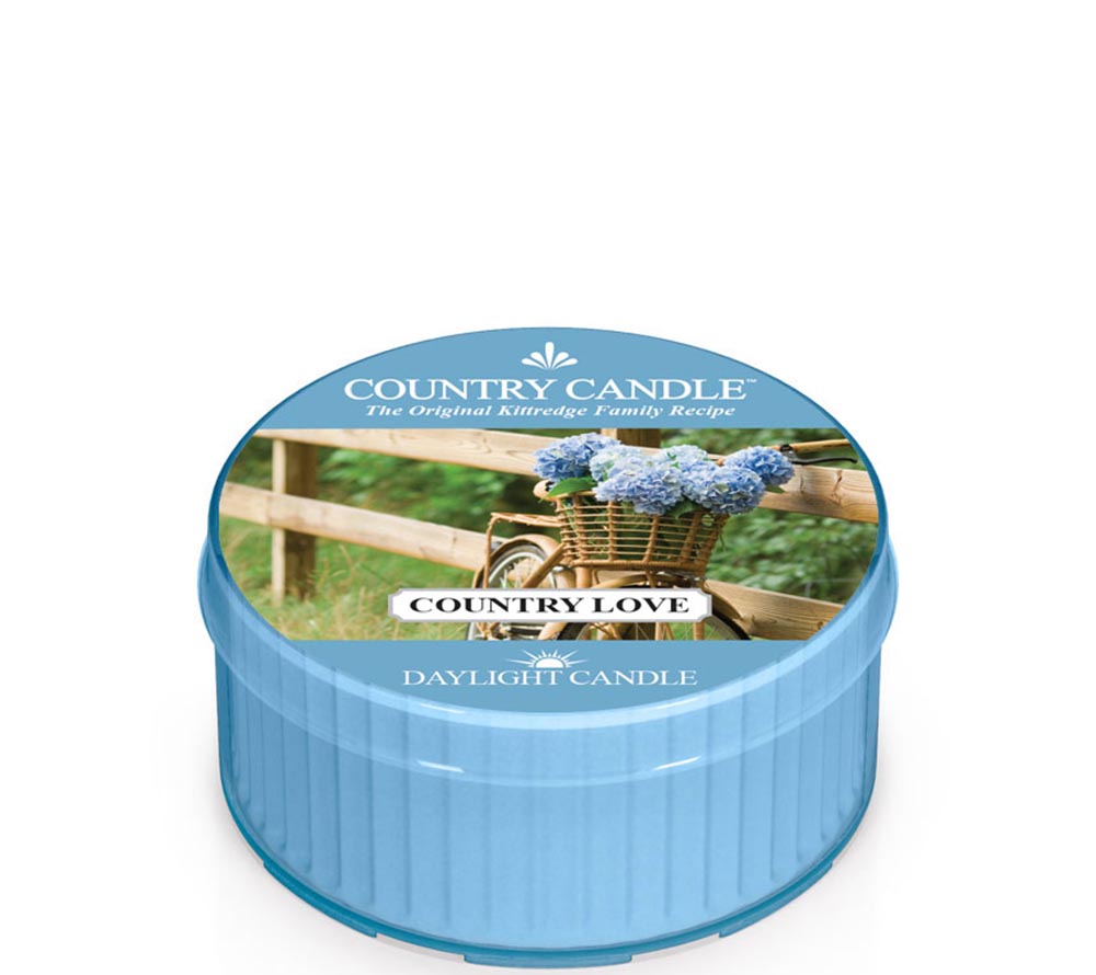 Country Candle Country Love Duftkerze – Frische Moschus-, Rosen- & Kräuternoten für Frühlingsmomente