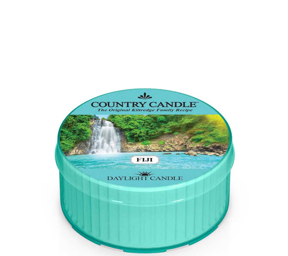 Country Candle Fiji Duftkerze – Wasserorchidee, Kokos, Kiwi, Vanille & Ananas für sommerliche Stimmung