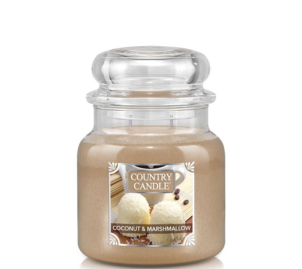 Coconut Marshmallow Duftkerze – Kokos, Marshmallow & Vanille für gemütliche Momente