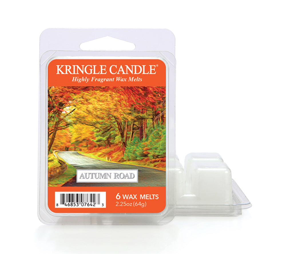 
                  
                    Autumn Road Wax Melts von Kringle Candle kaufen – Würzig-orientalischer Duft mit Kakao, Kaffee & Muskat, 6er Pack
                  
                