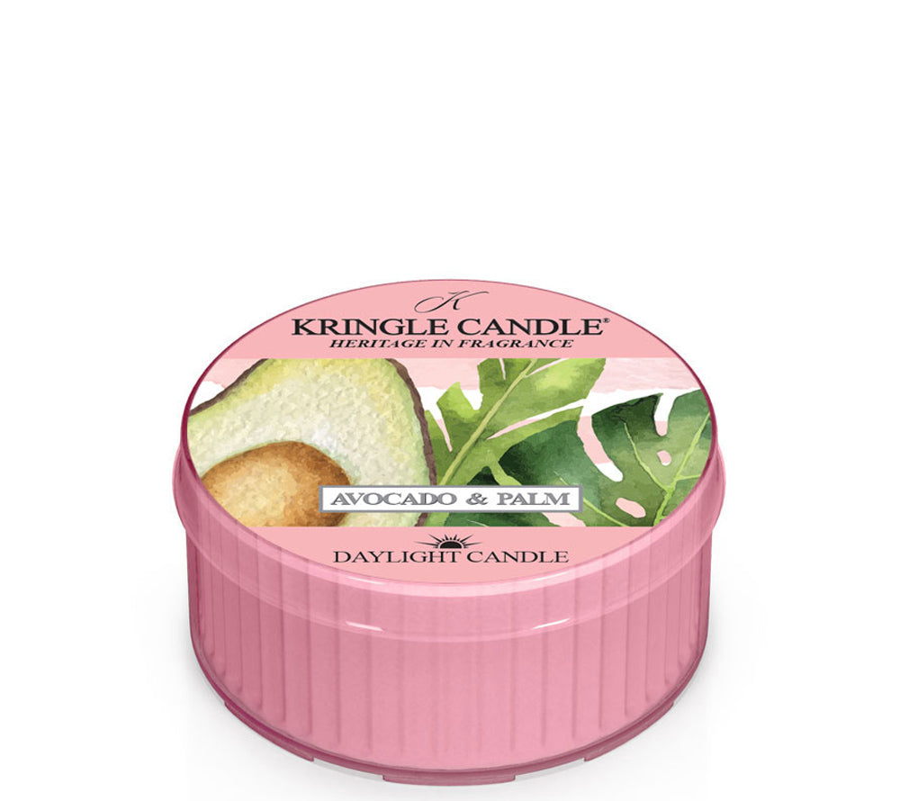 Avocado & Palm Duftkerze von Kringle Candle kaufen – Frischer Sommerduft mit Meersalz, Melone & Avocado