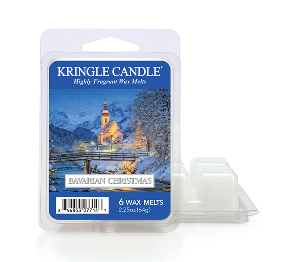 Bavarian Christmas Wax Melts von Kringle Candle kaufen – Weihnachtsmarktduft fruchtig-würzig, 6er Pack