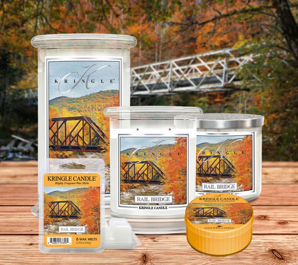 
                  
                    Rail Bridge Kerze online bestellen – Herbstduft mit Apfel, Bergamotte & Moschus
                  
                