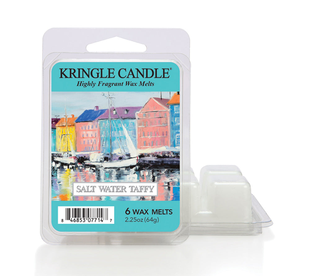 Salt Water Taffy Duftkerze von Kringle Candle kaufen – Vanille, Erdbeere & Meersalz