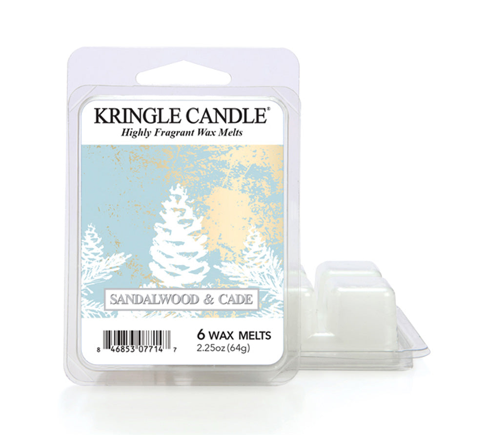 
                  
                    Sandalwood & Cade Wax Melts von Kringle Candle kaufen – Sandelholz & Kiefer online bestellen, 6er Pack
                  
                