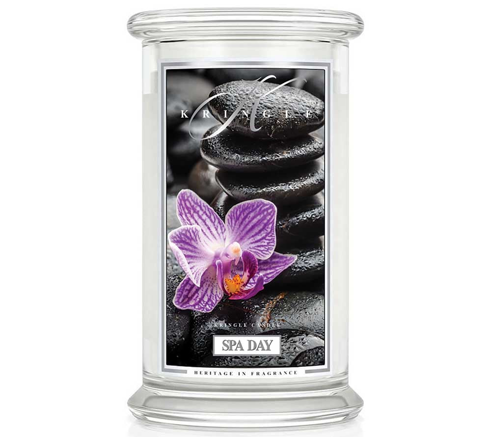 Spa Day scented candle from Kringle Candle 