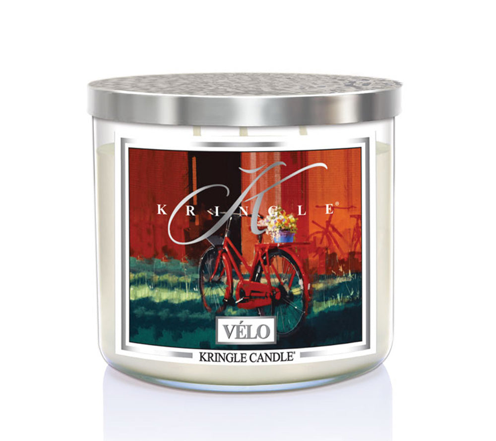 Vélo Soy Blend Tumbler (14.5 oz-Glas, 3-Docht) Duftkerze Vélo ♥ Frischer Duft ♥ Für den Herbst ♥ Sorgt für eine warme Atmosphäre ♥ Importiert aus den USA » Jetzt bestellen! 