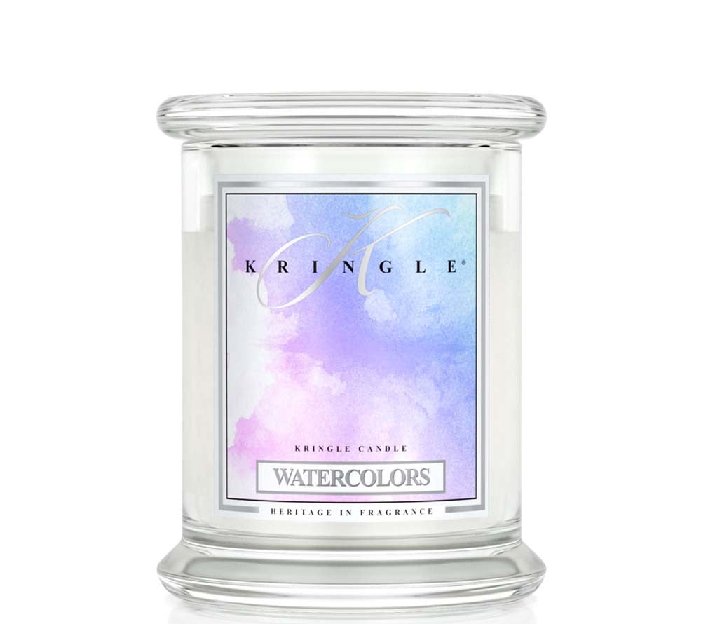 Watercolors Duftkerze von Kringle Candle kaufen – Erdbeere, Apfel, Johannisbeere & Jasmin