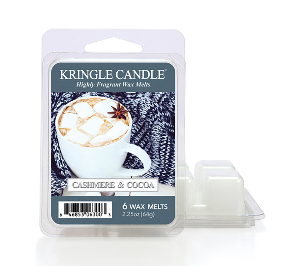 Cashmere & Cocoa Wax Melts online bestellen – Kakao, Vanille & Marshmallow für Winterabende, 6er Pack