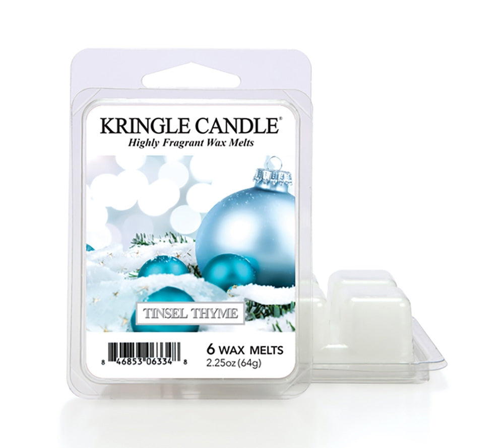 
                  
                    Tinsel Thyme Wax Melts von Kringle Candle kaufen – Birke, Tannennadel & Granatapfelduft, 6er Pack
                  
                
