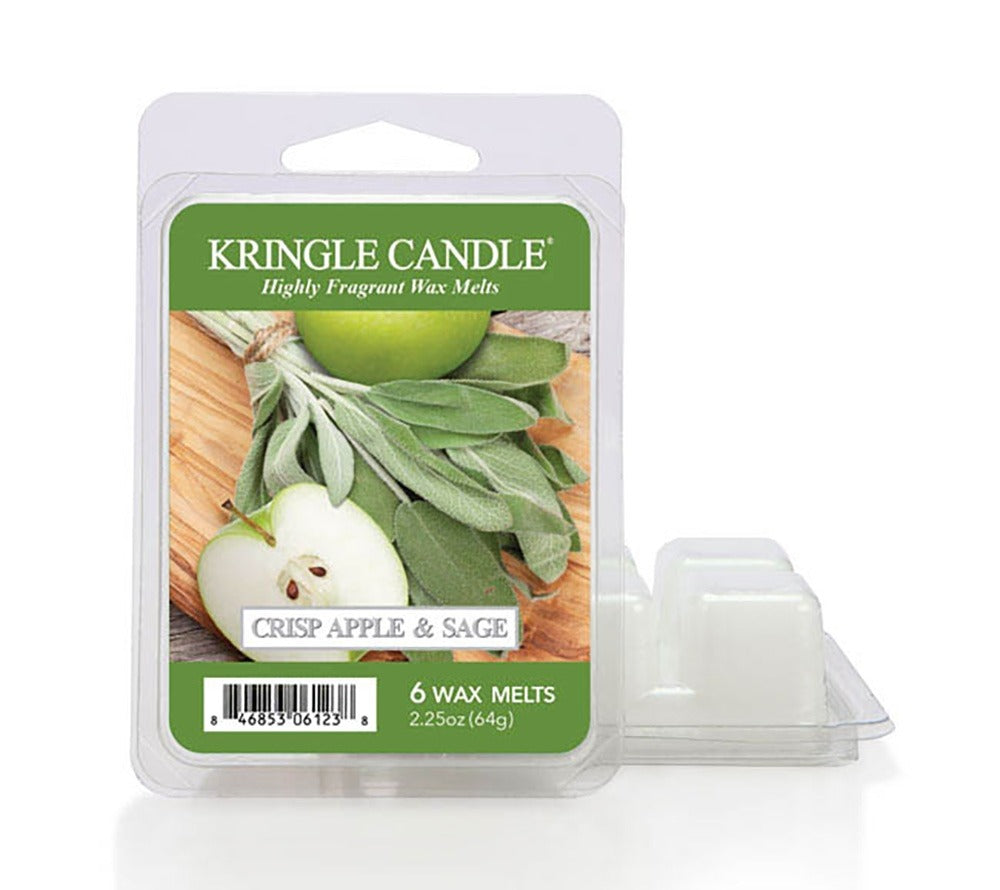 Crisp Apple & Sage Wax Melts online bestellen – Frische Äpfel, Salbei & Jasmin, 6er Pack