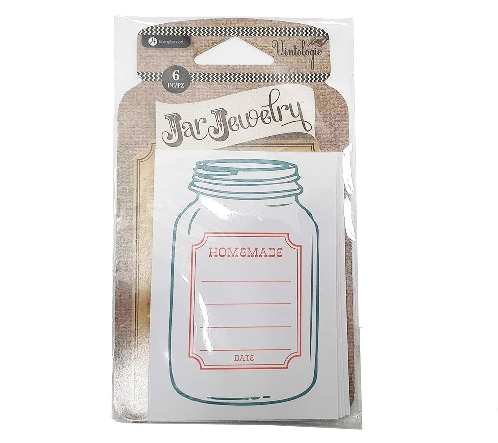 Jar Jewelry-Letterpress Jar Labels