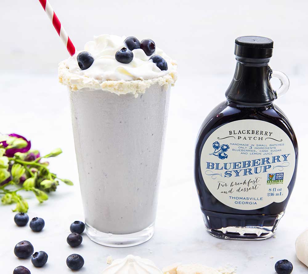 Blueberry Syrup von Blackberry Patch kaufen – klassischer Blaubeersirup für Pancakes & Desserts