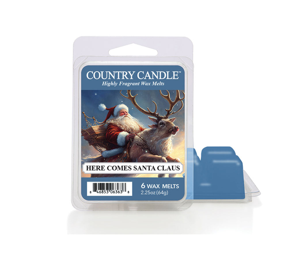 Here Comes Santa Claus Wax Melts von Country Candle kaufen – Tannenduft online bestellen, 6er Pack