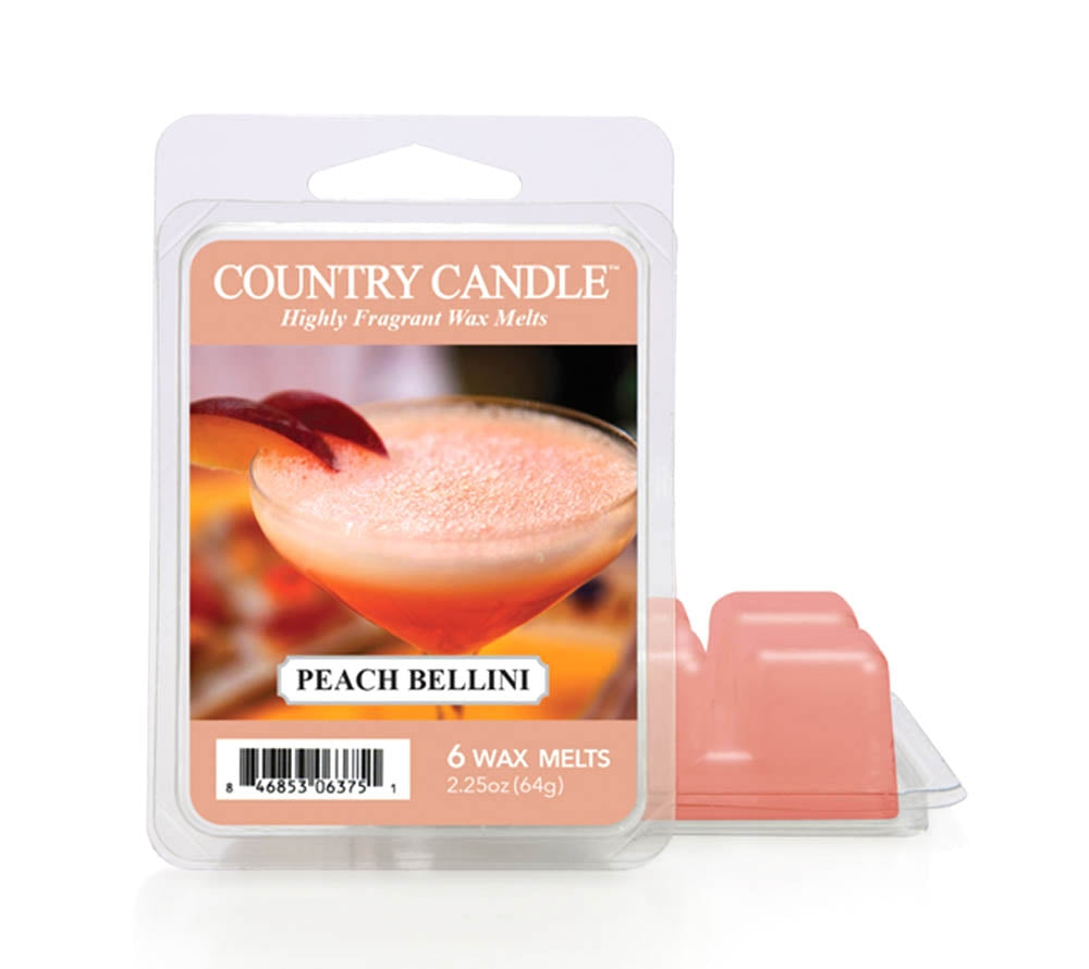 
                  
                    Peach Bellini Wax Melts online kaufen – Pfirsich & Prosecco, fruchtig und sommerlich, 6er Pack
                  
                