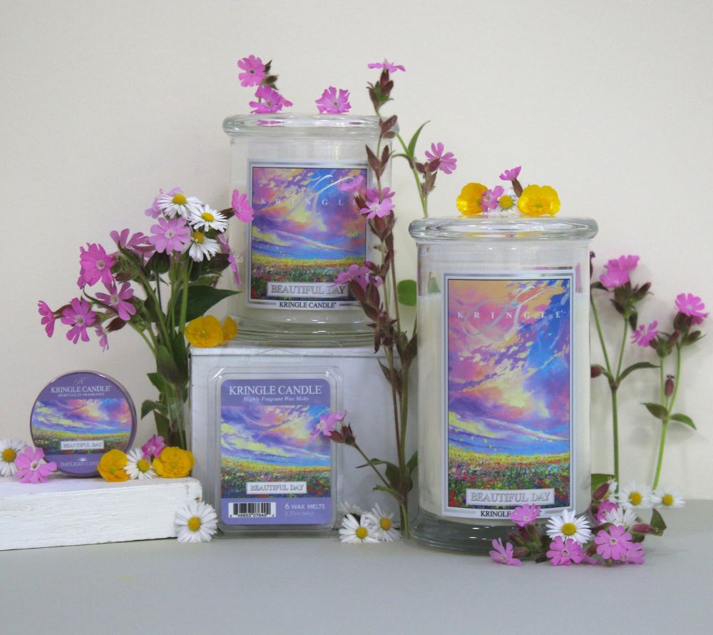 
                  
                    Beautiful Day Duftkerze von Kringle Candle kaufen – blumig-süßer Duft mit Guave, Zitrone & Amber
                  
                