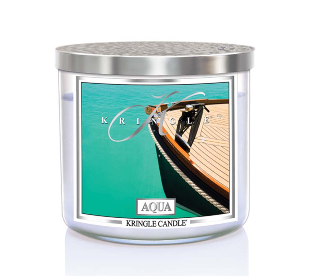 Aqua Duftkerze online bestellen – frischer Meeresduft mit Zitrus, Moschus & Sandelholz