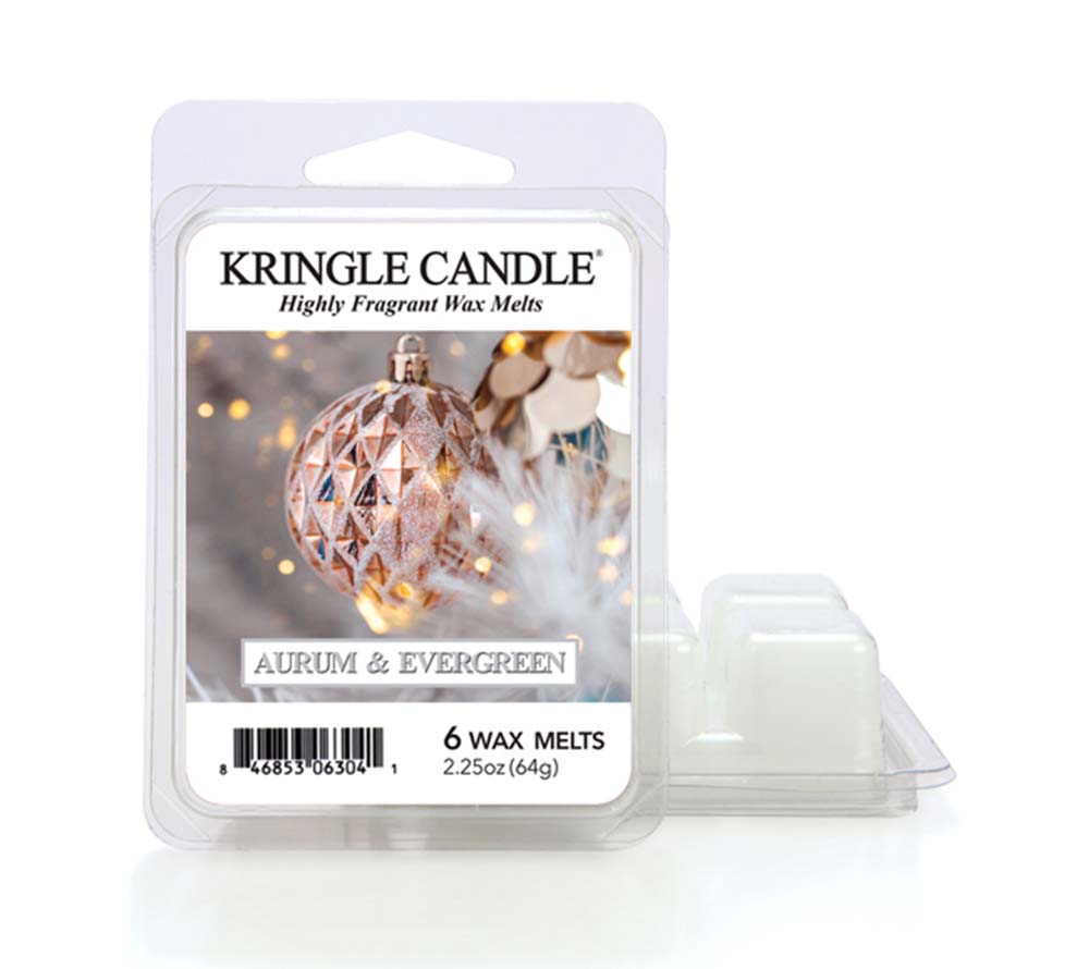 
                  
                    Aurum & Evergreen Wax Melts von Kringle Candle kaufen – Fruchtig-frischer Duft mit Grapefruit, Apfel & Zimt, 6er Pack
                  
                