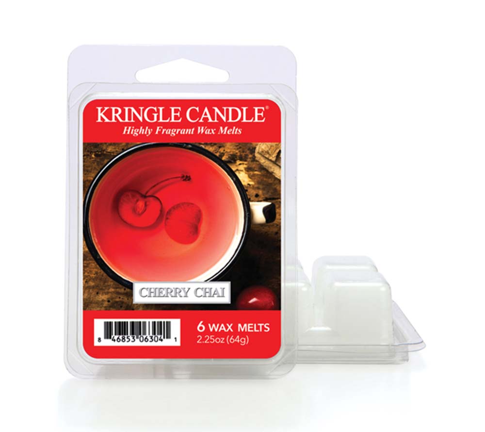 Cherry Chai Wax Melts von Kringle Candle kaufen – Kirschen, Chai-Gewürze & Vanille, 6er Pack