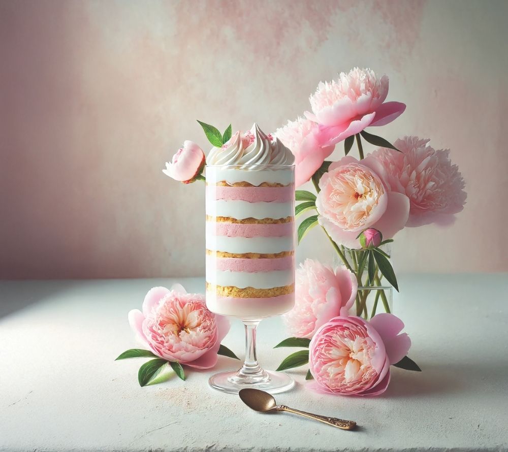 Kringle Candle Chiffon Parfait & Peony Duftkerze – fruchtige Rosennoten, elegant & blumig