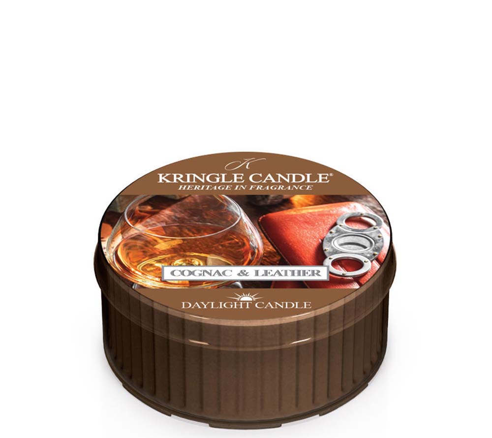 Cognac & Leather Duftkerze online bestellen – Würziger Duft mit Cognac, Leder & Moschus