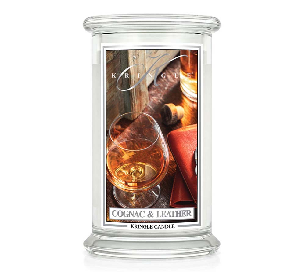 Cognac & Leather Duftkerze von Kringle Candle