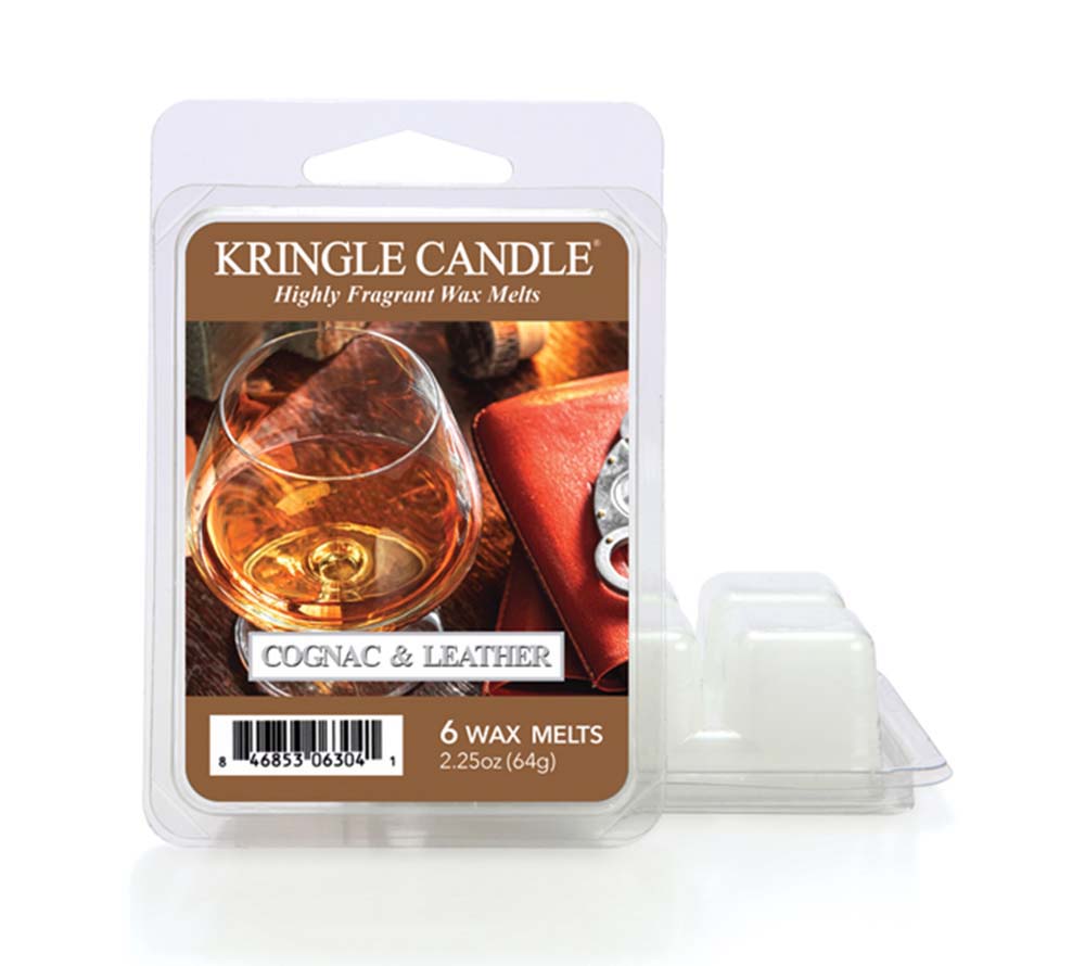 
                  
                    Cognac & Leather Wax Melts online bestellen – Würziger Duft mit Cognac, Leder & Moschus, 6er Pack
                  
                