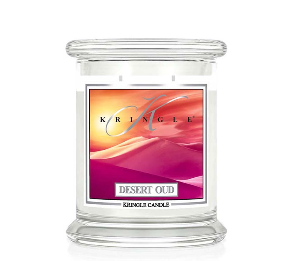 
                  
                    Desert Oud Duftkerze von Kringle Candle online bestellen – Oud, Zitrus & Jasmin, Large & Medium
                  
                