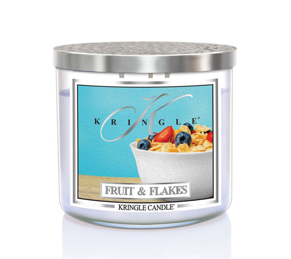 Fruit & Flakes Duftkerze von Kringle Candle online bestellen – Banane, Beeren & Zimtgebäck