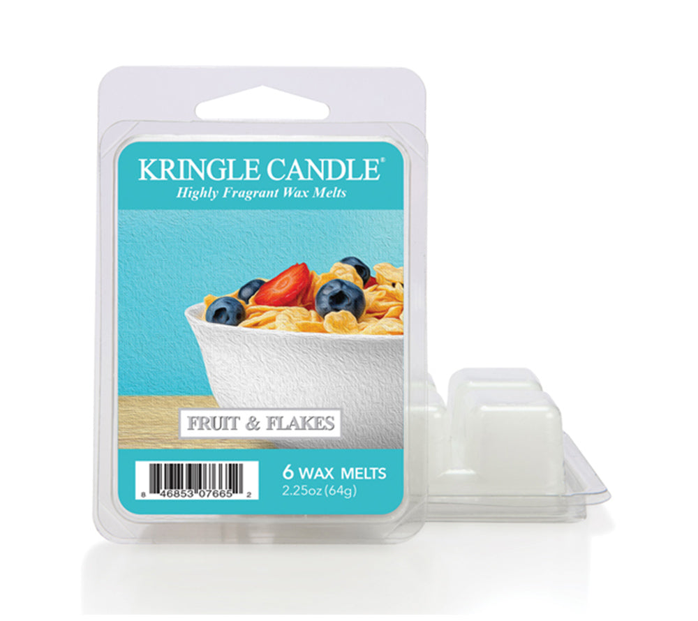 Fruit & Flakes Wax Melts von Kringle Candle online bestellen – Banane, Beeren & Zimtgebäck, 6er Pack