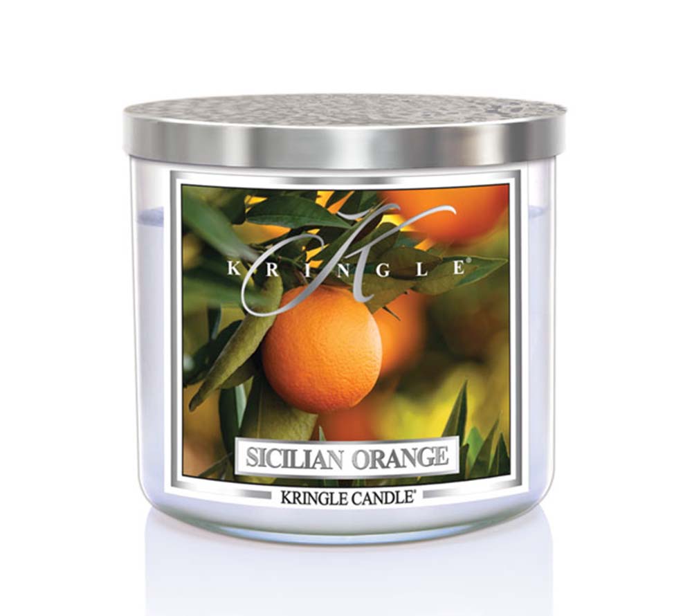 
                  
                    Sicilian Orange Duftkerze von Kringle Candle online kaufen – Frisch-fruchtiger Zitrusduft
                  
                